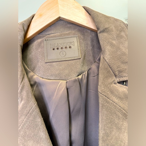 BLANKNYC Suede Moto Jacket size Small Never Worm - Picture 8 of 12